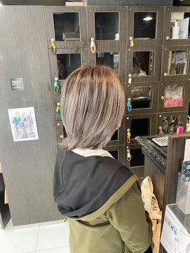 プライズ 錦糸町北口店(prize) シルバー系バレイヤージュ 【錦糸町/錦糸町北口/錦糸町駅】