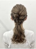 選べる10スタイル　ネオハーフアップ