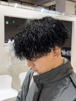 ルースト 京都四条大宮店(ROOST)&nbsp;無造作に動くウェーブ ''波巻き×ツイスパ'' MIX スタイル