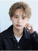 波巻きパーマメンズツイストスパイラルパーマツーブロック