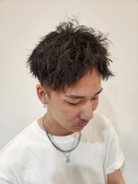 パシフィックダズールコパン(Pacific Dazzle copain)&nbsp;神戸メンズ　マッシュ　ウルフ　パーマ　ショート