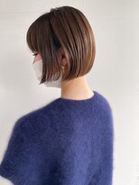 アオ(AO) 大人似合わせカット/シンプルなミニボブ/20代30代40代ショート　