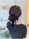 シニヨンヘア