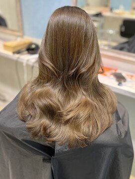 アソビ 表参道(ASOBI) ダブルカラー/黒髪//ネビージュ/表参道/オリーブベージュ