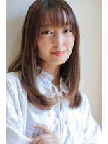 イオエ 岡本(ioe) 前髪/アンブレラカラー/こなれミディ/髪質改善/イメチェン