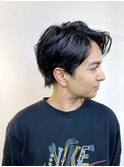 メンズサイドパート韓国風
