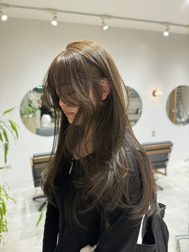 スタン 渋谷(Stam) ブリーチなしオリーブベージュ