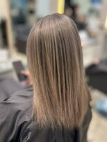 ラピス 福岡天神店(Lapis)&nbsp;ホワイトグレージュミルクティーベージュバレイヤージュ