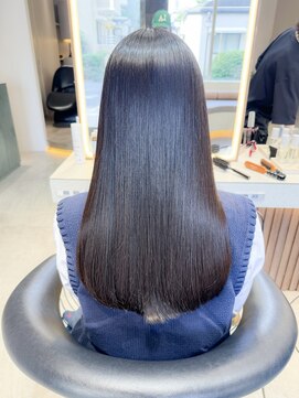 ロンド ロワール 門前仲町(Lond Loire) ボブショートボブ縮毛矯正ベージュグレージュ門前仲町