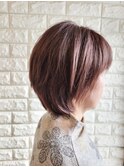 40代50代60代×ショートレイヤー×イノアカラー