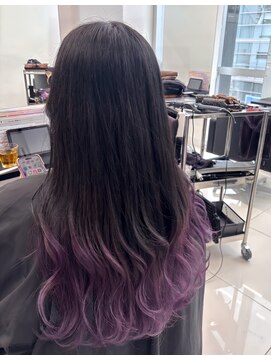 アライブ ハラジュク(ALIVE harajuku) 【ALIVE 夕貴】パープルグラデーションカラー