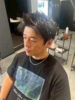 メンズサロン キング 心斎橋店(Men’s salon K!ng)&nbsp;ホワイトメッシュ/ツイスト/ツイスパ/パーマ/メンズ/眉毛/心斎橋