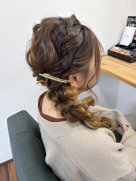 ハニバニ(hanibani) サイド編み込み