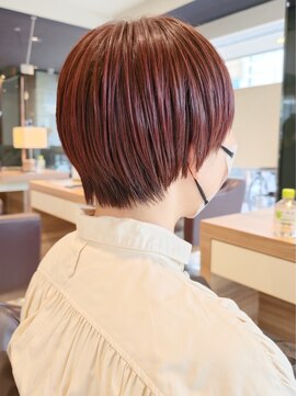 フロア(FLOOR) #ワインレッド#マッシュショート#金沢文庫FLOOR八木