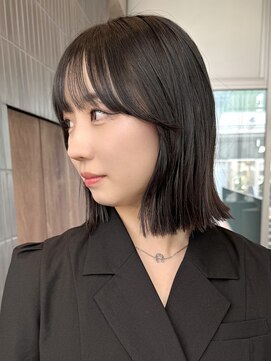 ノード(NODE) 栄透明感ベージュボブフェイスレイヤー