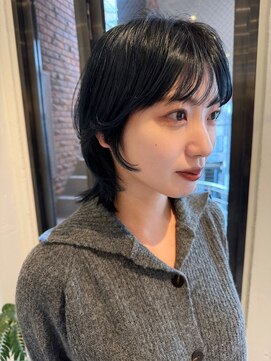 スロウ 代官山(Sraw) blue black ・wolf style