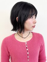 モリオフロムロンドン 松戸店(Morio from London)&nbsp;【morio松戸 石山】大人可愛い黒髪外ハネミニボブ似合わせカット