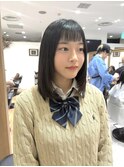 ナチュラルに顔周りレイヤーカット♪