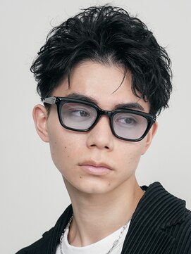 レタッチバイフィフス(RETOUCH by fifth) 原宿ルーズショートパーマアップバングマッシュメンズパーマ