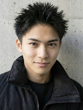 ヘッドストック(HEAD STOCK) メンズスパイキーショートパーマアクティブショート短髪刈り上げ