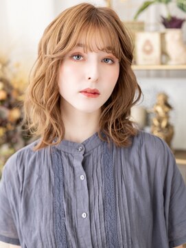 カバーヘア ブリス 大宮西口(COVER HAIR bliss) ブロンドベージュ/ブリーチ/ハイトーン/ダブルカラー/ウェーブg