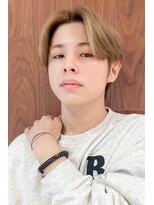 ウニカ デ メン(UN1CA de MEN) ハイトーンセンターパート