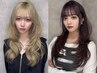 【住野指名限定】顔まわり特化似合わせ小顔レイヤーカット＋カラー＋3stepTR