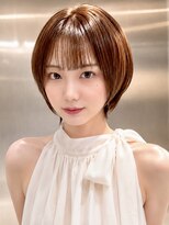シー バイ ロンド 新宿(Sea by Lond)&nbsp;【福島】アースカラー耳かけくびれヘアショートボブ新宿