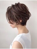 大人可愛い小顔ショート