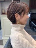 大人かわいい小顔ショートボブショートヘア20代30代40代表参道