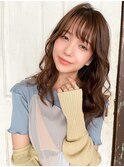 Aimee 町田 ココアブラウン×ふわ巻きパーマ