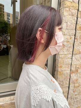 ルーブ トウキョウ(Loob. TOKYO) ピンクインナーカラー（イヤリングカラー、ポイントカラー）