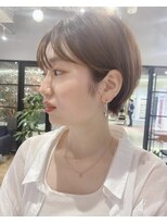 ジアン バイ ミルボン NU茶屋町+(GIEN by milbon)&nbsp;大人可愛い20代30代40代前下がり丸みショートショートボブ