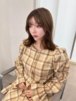 ノク 渋谷(nok)&nbsp;ピュアグレージュミディ_グレージュカラーココアベージュ