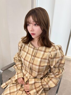 ノク 渋谷(nok) ピュアグレージュミディ_グレージュカラーココアベージュ