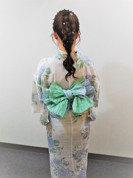 横濱ハイカラ美容院(haikara美容院) 浴衣着付けとヘアセット