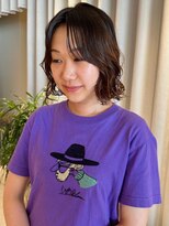 【古賀】銀座パーマ　パーマ　コテ巻き風パーマ　ボブパーマ