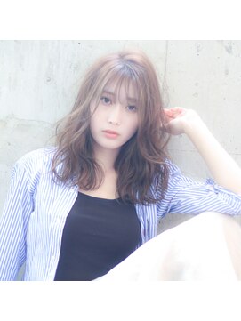 メノン 茨木店(Menon) フェミニンロング メルティカラー ピンクブラウン 美髪