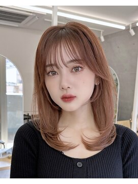 サンド 名古屋(sand) 韓国風/インナーカラー/縮毛矯正髪質改善/顔まわり/レイヤー