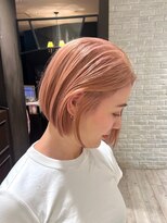 トゥイン 八王子(TWIN)&nbsp;カシスピンク/ブリーチカラー/ボブヘアー/八王子