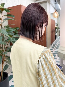 ノエ(noe) 切りっぱなしボブ×透明感カラーR-5
