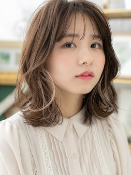 カバーヘア ブリス 上尾西口店(COVER HAIR bliss) ■イヤリングカラー大人可愛いくびレイヤー401★上尾20代30代