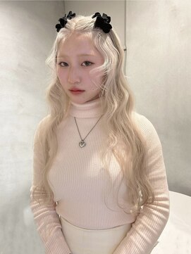 ペレ 梅田(PELE) 前髪/アンブレラカラー/こなれミディ/イメチェン/ウェーブパーマ