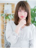センター北/髪質改善/シルキーベージュ!姫カットレイヤーミディg