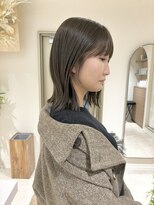 クーナバイトマト 横浜(Cuna by TOMTO)&nbsp;【YUYA】ロブ_オリーブグレージュ_横浜美容室