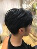 [メンズ] カット+フルカラー+ナノスチームトリートメント　￥8900