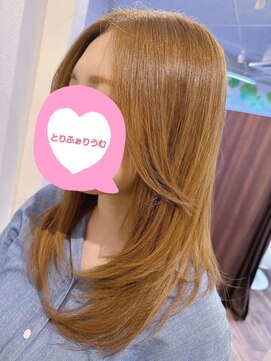 ヘアサロン とりふぉりうむ 各務原店 ツヤカラー+レイヤースタイル