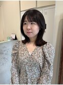 イメチェン/ホワイトブロンド/外ハネボブ/美髪/茅ヶ崎