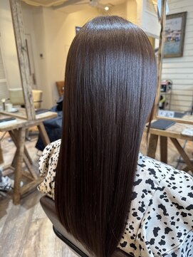 ヘアリゾート バルボア アイランド(hair resort Balboa Island) セミロング×メテオカラー