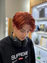 ムーン バイ ケンジ(moon by KENJE)&nbsp;【takumi】オレンジ/ブリーチなしカラー/センターパート